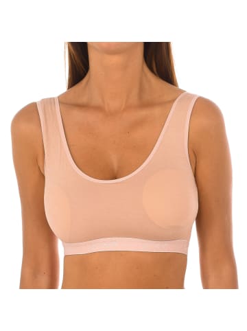 Kisses and Love Sport-BH in Beige