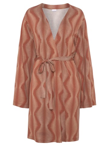 LASCANA Kimono in Terracotta bedruckt