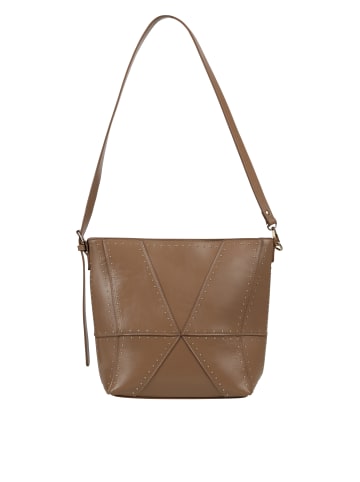 faina Schultertasche in BEIGE