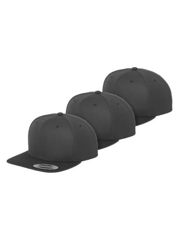  Flexfit  Flexfit Snapback in darkgrey+darkgrey+darkgrey