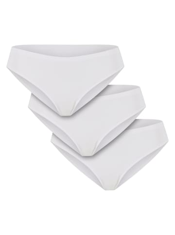 Urban Classics Urban Classics Ladies Bonded Tanga 3- Pack in white+white+white