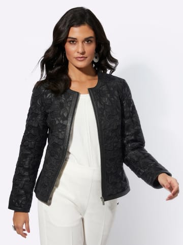 Mainpol Lederblazer in schwarz