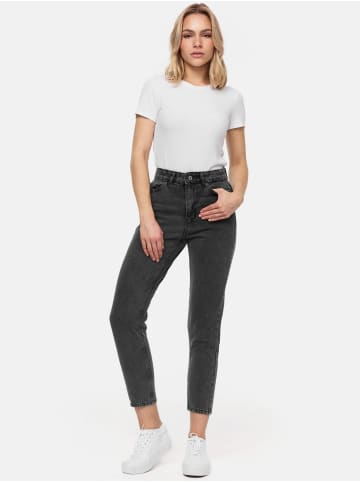 Tazzio Mom Fit Jeans "F129" in Smoky Snow
