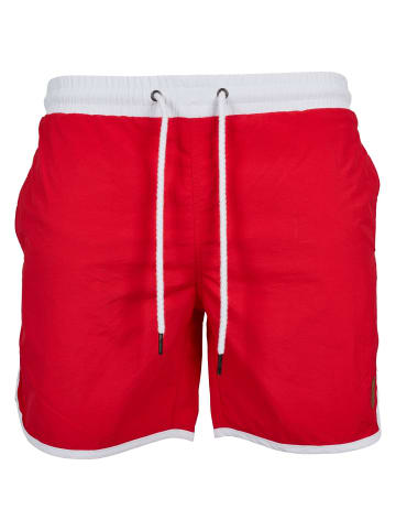 Urban Classics Urban Classics Badeshorts in firered/white