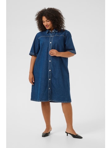KAFFE curve Denimkleid KCsandria A-shape in Medium Blue Denim