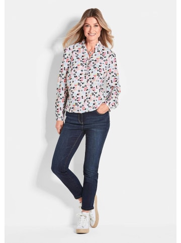 GOLDNER Kurzgröße:  Slim Fit Jeans BELLA  mit Dehnbund in dunkelblau