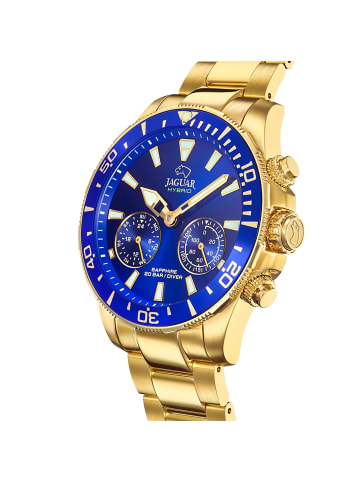 Jaguar Multifunktion-Armbanduhr Jaguar Connected gold extra groß (ca. 45,7mm)