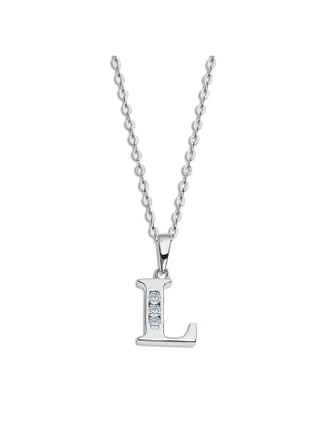 LOTUS silver Anhänger Silber 925 Sterling Silber Buchstabe L Halsketten