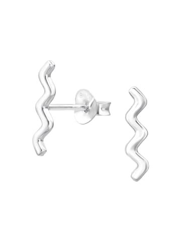 Alexander York Ohrstecker WELLE in 925 Sterling Silber, 2-tlg. in silver
