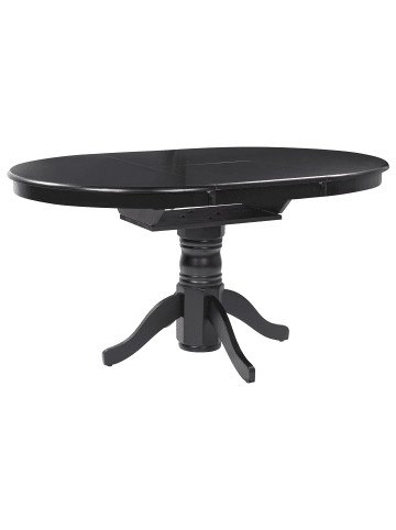 Beliani Esszimmertisch AKRON in Schwarz - (W) 106 x (H) 74 x (L) 106 cm