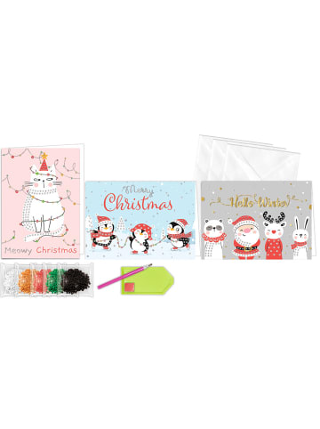 URSUS Diamond Painting Karten Happy Christmas - ab 3 Jahren