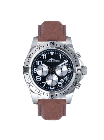 FYNCH-HATTON Armbanduhr The Leather Chrono in braun