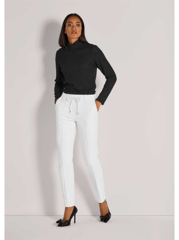 MADELEINE Stretchhose mit Tunnelzug in wollweiß