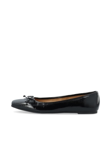Bianco Ballerinas in BlackPatent