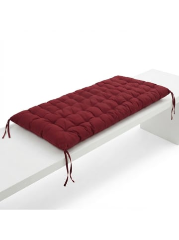 relaxdays Bankauflage in Rot - 180 x 70 cm
