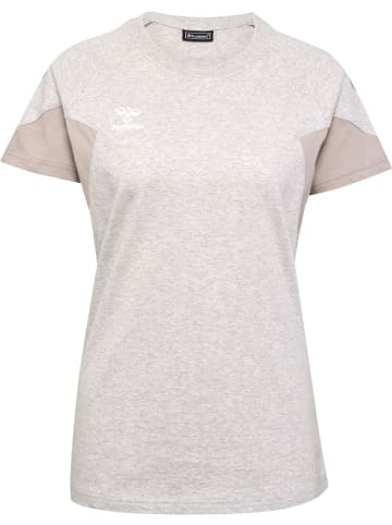 Hummel Sportshirt "Hmltravel T-Shirt S/S Woman" in Grau