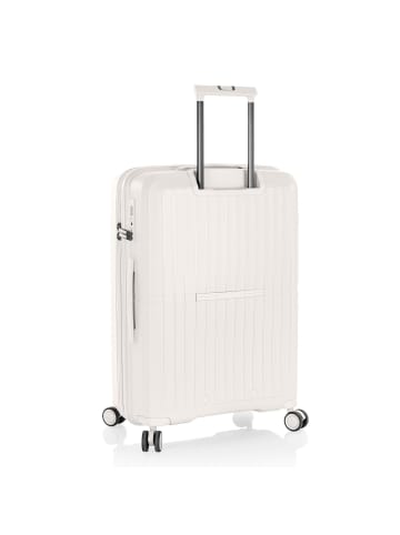 Heys AirLite 4 Rollen Trolley M 66 cm mit Dehnfalte in white