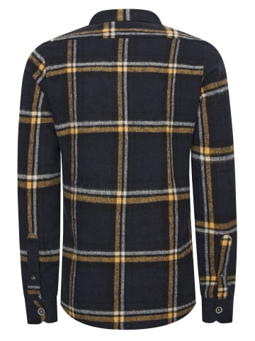 Rusty Neal Holzfäller Flanell Hemd in Marine / Gelb