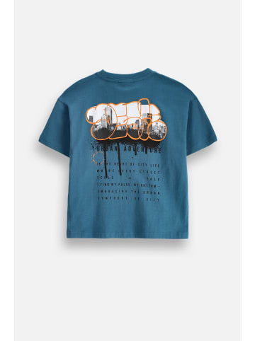 MOKIDA T-Shirt mit kurzen Ärmeln in dunkelblau