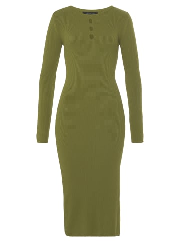 Melrose Strickkleid in olivgrün