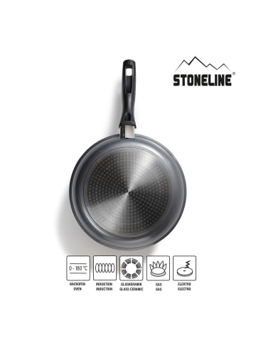 Stoneline Bratpfanne | ohne Deckel in Anthrazit
