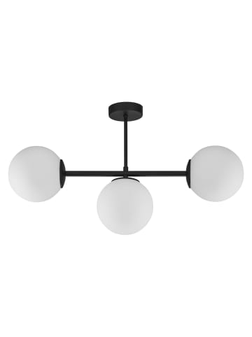 Licht-Erlebnisse Deckenlampe (B)16 x (L)67 x (H)37 cm in Schwarz Weiß