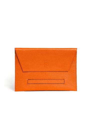 BGents Ledertasche für Herren in orange