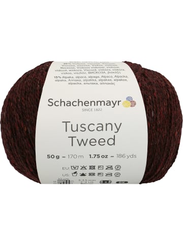 Schachenmayr since 1822 Handstrickgarne Tuscany Tweed, 50g in Granat
