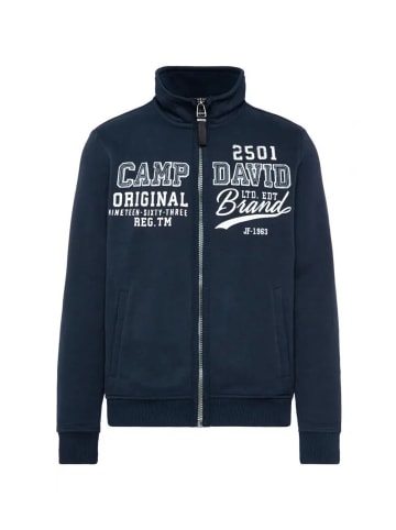 CAMP DAVID  Sweatjacke in dunkelblau