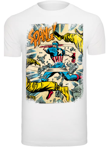 F4NT4STIC T-Shirt Captain America Spang in weiß