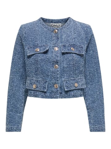 ONLY Jeansjacke in Medium Blue Denim