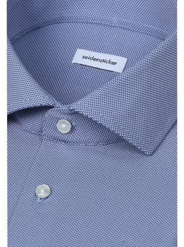 Seidensticker Performance-Hemd Slim in Mittelblau