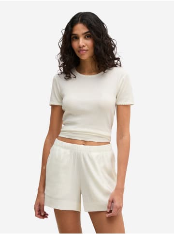 Marc O'Polo Pyjamaoberteil Mix N Match in white cotton