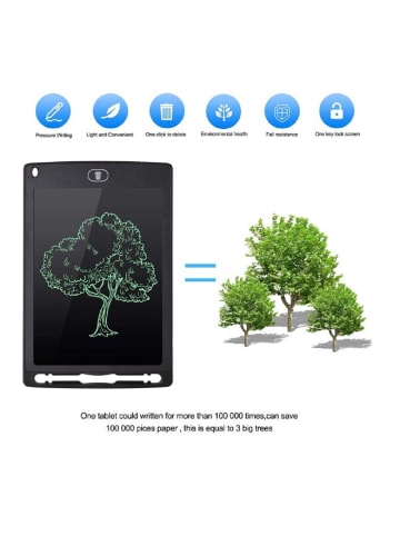 Wisam® Pad 8,5" Zeichenbrett Tablet LCD Schreibtafel Schreiben Malen Notizblock
