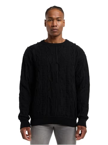 Carlo Colucci Strickpullover Dima in Schwarz