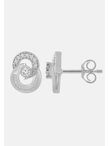 Diamant Exquis Ohrringe aus 375 Weißgold mit Diamant