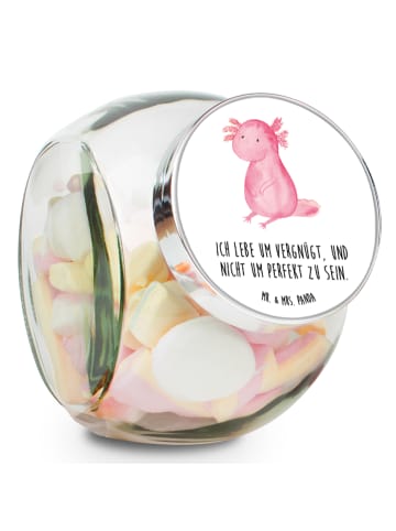 Mr. & Mrs. Panda Vorratsbehälter Axolotl Niedlich mit Spruch in Weiß