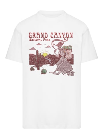 F4NT4STIC Oversize T-Shirt US National Parks Grand Canyon Sunrise in weiß