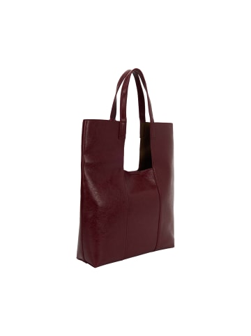 usha WHITE LABEL Women 2-In-1 Tote Bag Set in Burgundy