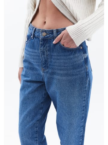 OXXO Röhrenhose MID BLUE DENIM