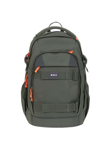 Lässig Bold Origin - Schulrucksack 46.5 cm (Anthracite/Grey) in Dark Olive