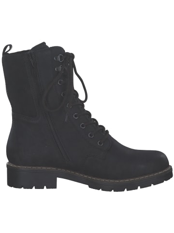 rieker Schnürstiefel in schwarz/schwarz