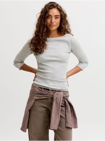 JJXX Top in Light Grey Melange
