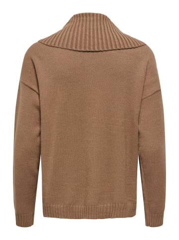 ONLY Strickpullover in Cocoa Créme