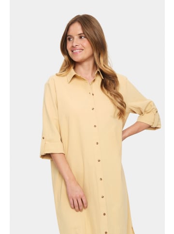 SAINT TROPEZ Kleid ZalindaSZ Gerade Passform in Croissant