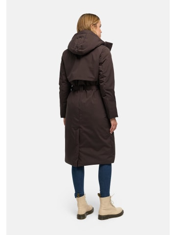 Navahoo Wintermantel Waldbummler 14 in Choco