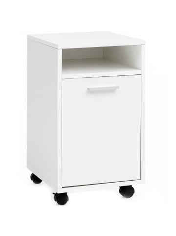 KADIMA DESIGN Rollcontainer 33x60x38cm Schubladenschrank, in Weiß