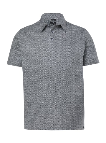 Men Plus Poloshirt in steingrau