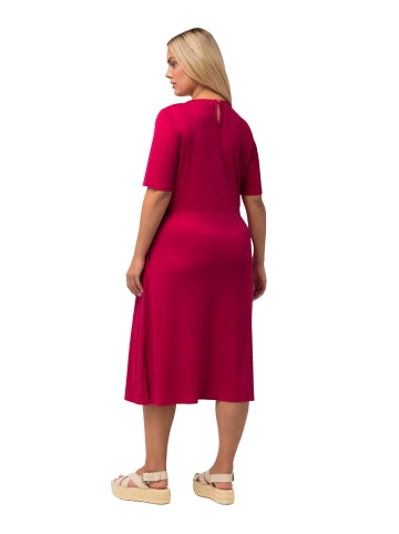 Ulla Popken Midikleid in fuchsia pink