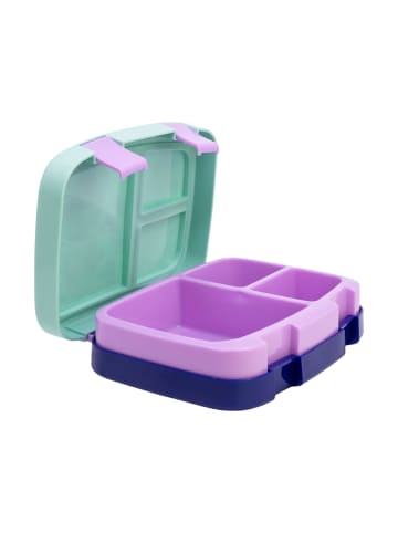 Disney Frozen Anna & Elsa Kinder Premium Brotdose Lunchbox mit 3 Fächern in Mehrfarbig